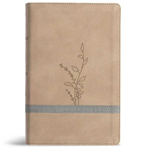 KJV Large Print Personal Size Reference Bible, Earthen Suedesoft Leathertouch