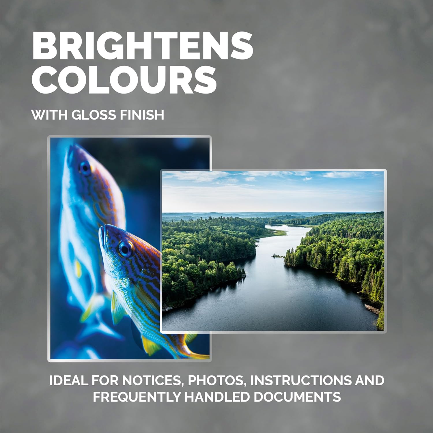 Fellowes Apex A4 Laminating Pouches, Glossy Finish, 100 Sheets - Standard - Ideal for Notices, Photos, Creatives, Certificates and Everyday Use