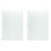 Durable Visifix Refill Set for A4 Business Card Album | Capacity for 200 Cards | Slots Measure 57 x 90 mm | Universal Punching (Pack of 2