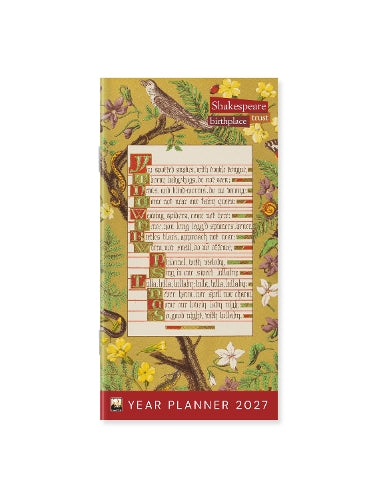 Shakespeare Birthplace Trust 2027 Year Planner - Month to View