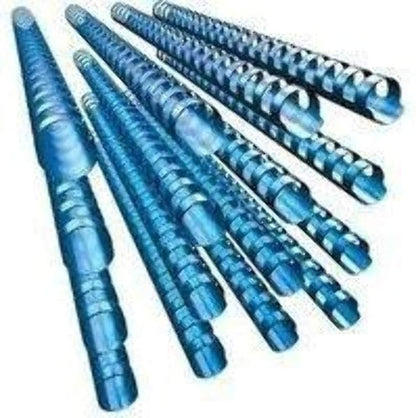 GBC 4028235 - Canutillo plástico DIN A4 21 anillas 10 mm (caja 100) color azul