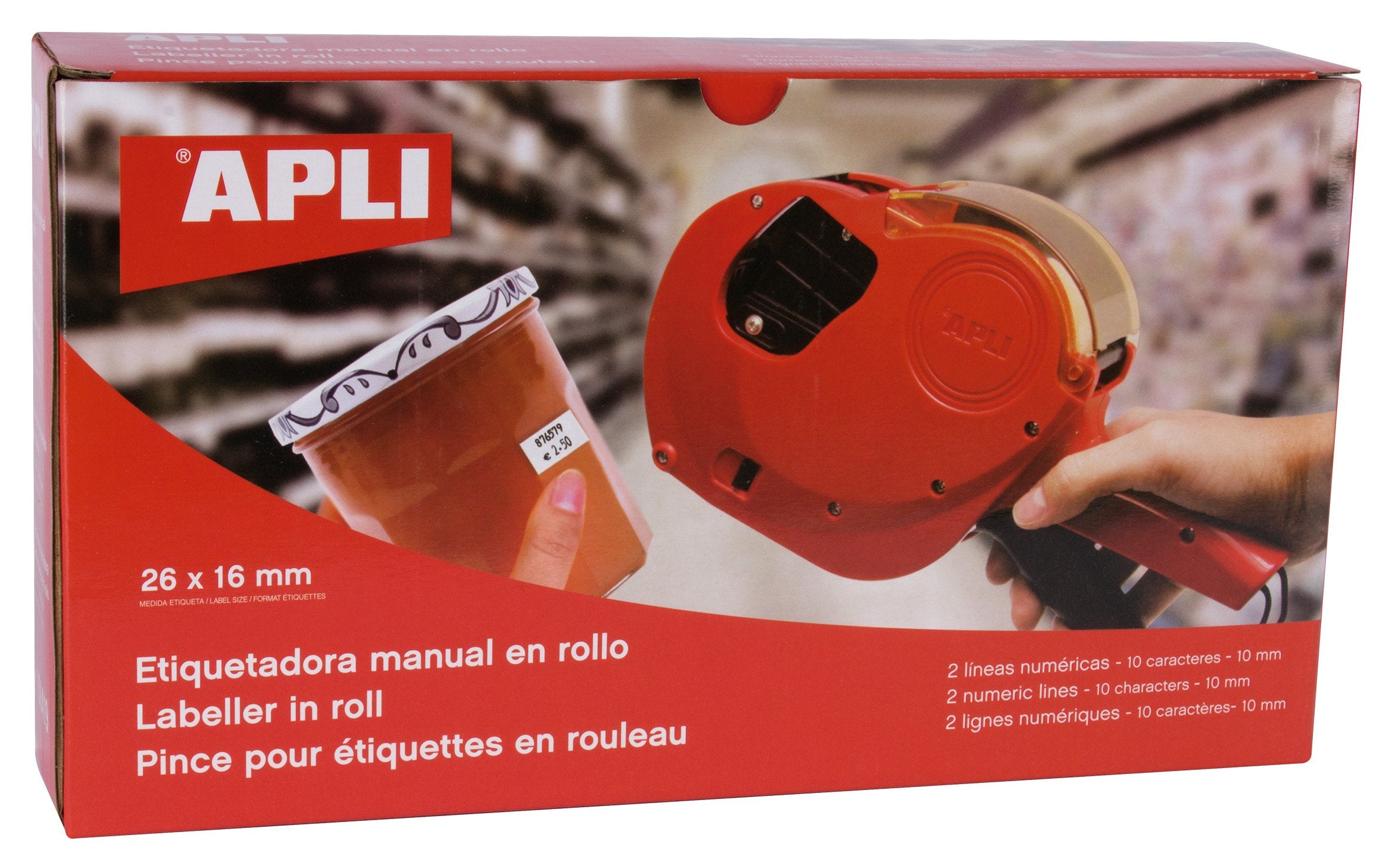 APLI 101419 2 Digital Lines/10 Characters Pricing Gun