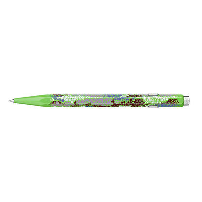 Caran D`Ache Ballpoint Pen 849 Germanier Green Fluo In Metal Box