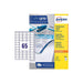 Avery 3666-40 self-adhesive Multipurpose/copier Labels, 65 labels per A4 Sheet, White, 40 Sheets