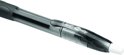BIC Gel-ocity Original, Gel Ink Pens, With a Soft Grip, Seamless Smooth Writing, in Black, Medium: 0.7mm, Pack of 12
