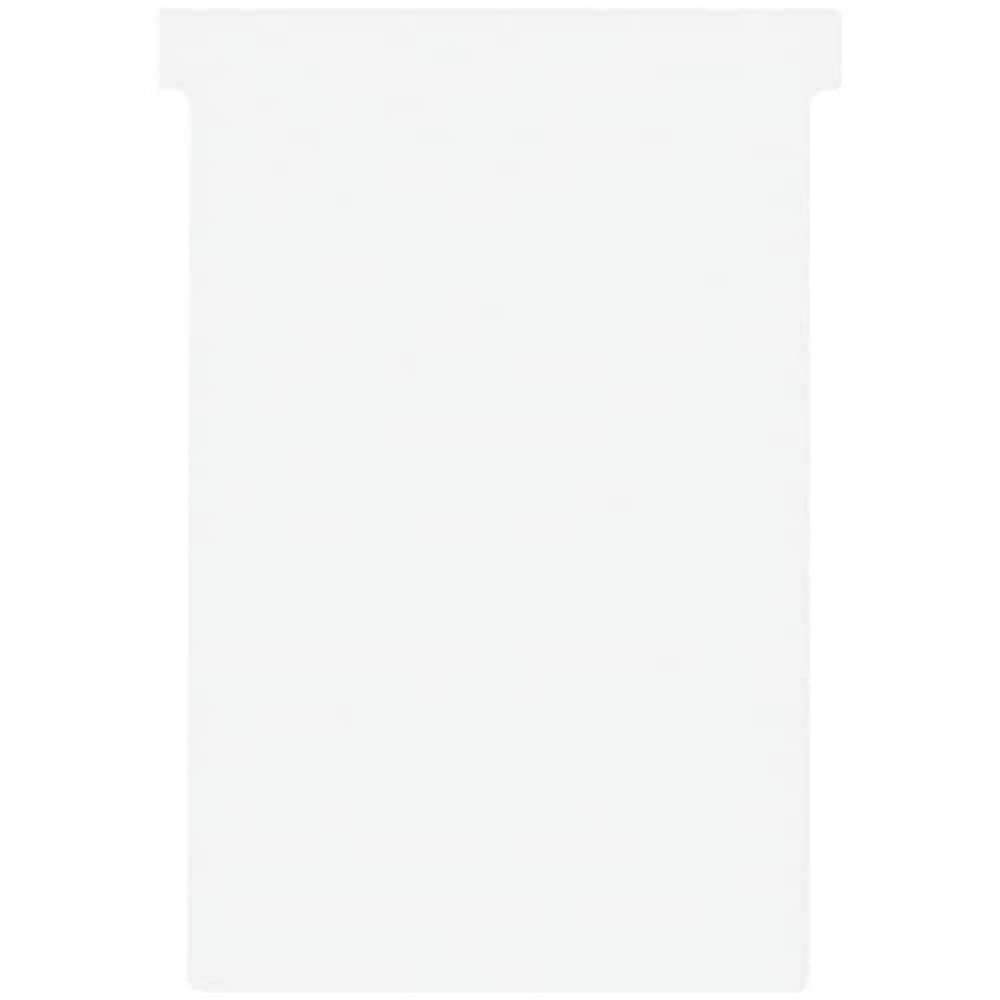 Nobo T-Cards A110 White Size 4 (Pack of 100