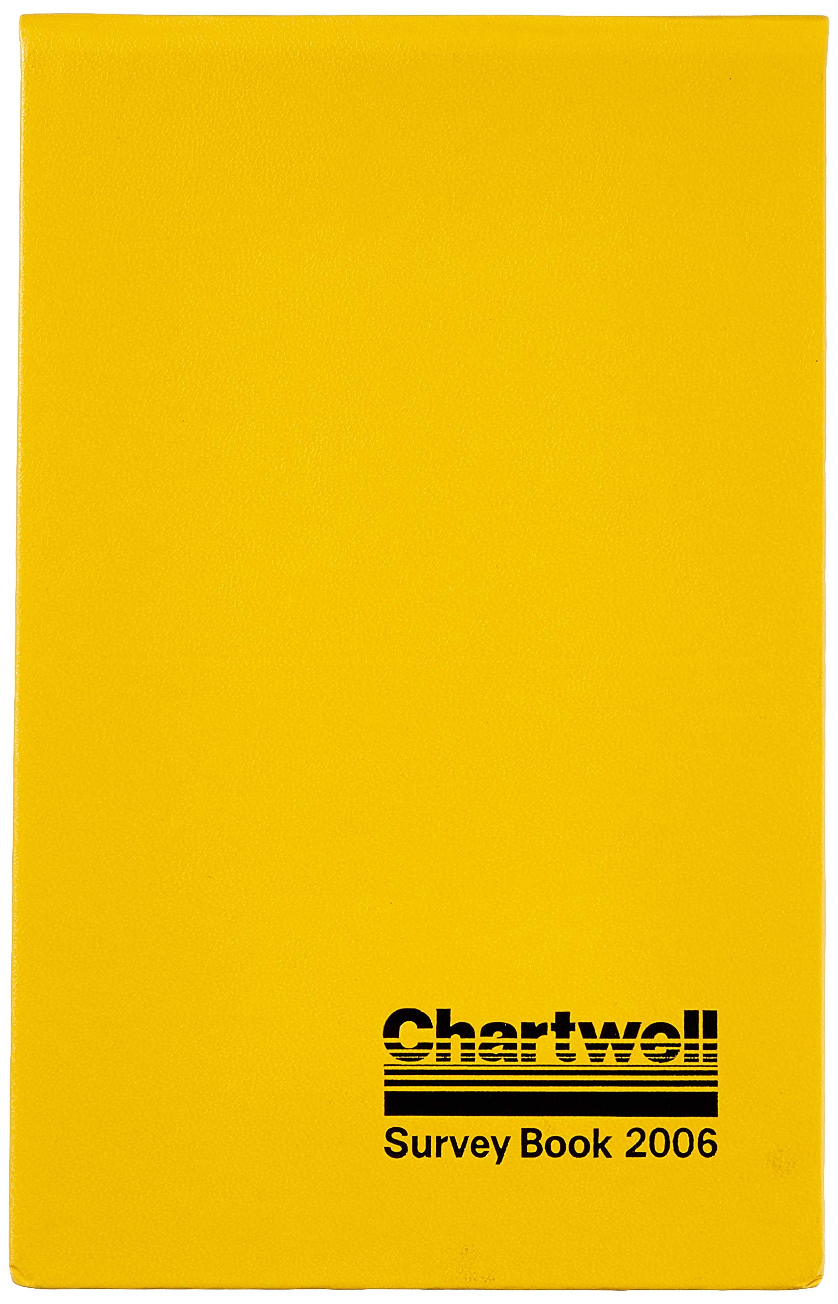 Exacompta - Ref 2006Z - Chartwell Casebound Field Survey Book - 130 x 205mm in Size, Excellent Strength When Wet, Ideal for Use Outside, Lined With 2 Lines, Yellow