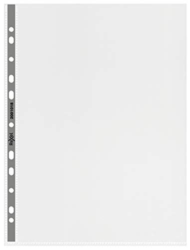 Rexel Nyrex A4 Pocket Gry Spine Pk50