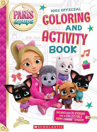 Paris and Pups: Coloring and Activity Book