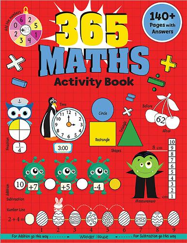 365 Maths Activity Book for Kids Age 5+