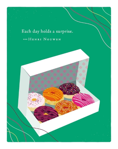 Positively Green Greeting Cards: Birthday - "Each day holds a surprise" - Henri Nouwen (Pack of 6)