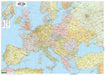 European political, 1:3.5m, metal-backed in a tube
