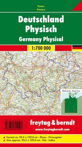 Germany physical, 1:700.000,