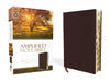 Amplified Holy Bible, Bonded Leather, Burgundy, Thumb Indexed