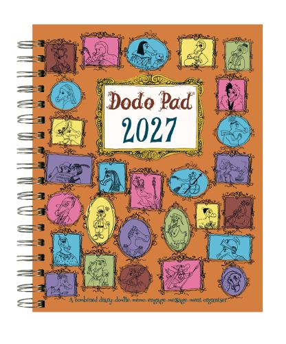 Dodo Pad Original Desk Diary 2027 HARDCOVER- Week to View, Calendar Year Diary