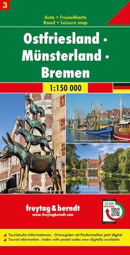 East Friesland - Munsterland - Bremen,Automap 1:150.000,