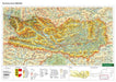 Laminated Map DUO, Learning aid Carinthia 1:350.000
