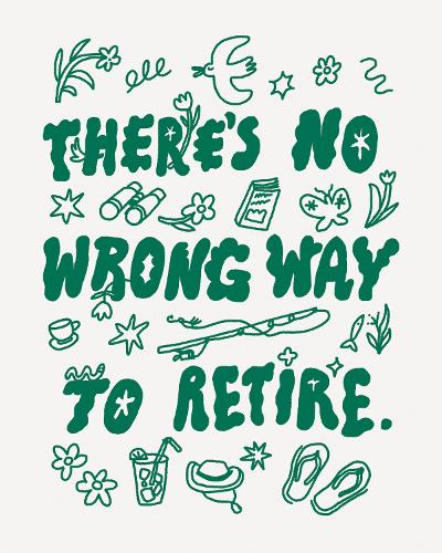 Humor Us Greeting Cards: Retirement - There's no wrong way to retire (Pack of 6)
