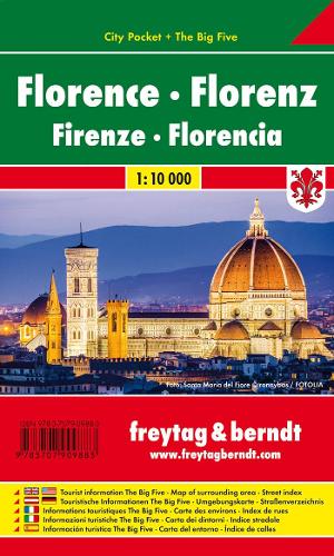 Florence, City Plan 1:10.000, City Pocket + The Big Five