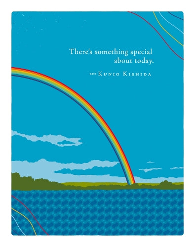 Positively Green Greeting Cards: Birthday - "There's something special about today" - Kunio Kishida (Pack of 6)