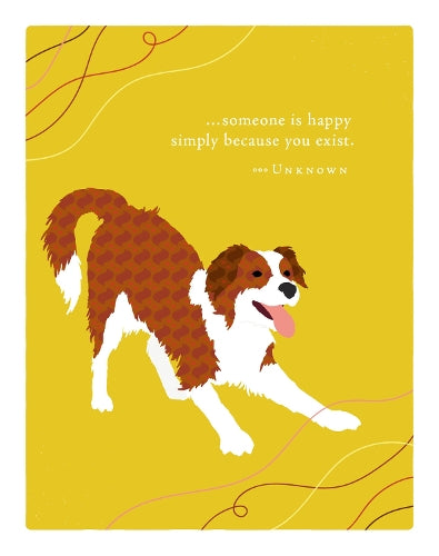 Positively Green Greeting Cards: Birthday - "Someone is happy simply because you exist" - Unknown (Pack of 6)