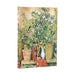 2027 Cezanne’s Terracotta Pots and Flowers Mini 12-Month Hardcover Dayplanner (Elastic Band Closure) Verso