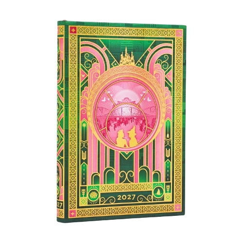 2027 The Magic of Wicked (Wicked Collection) Mini 12-Month Hardcover Dayplanner (Elastic Band Closure) Verso