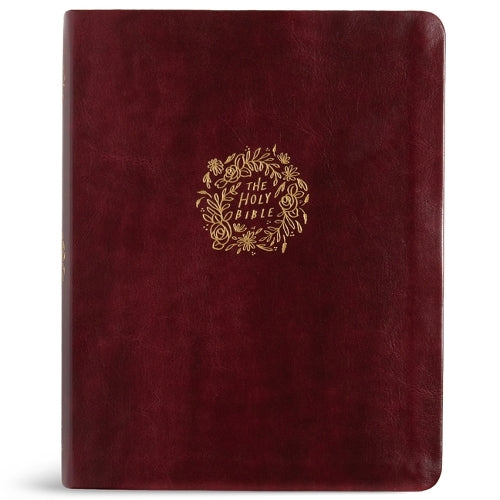 CSB Notetaking Bible, Hosanna Revival Edition, Heidelberg Burgundy Leathertouch