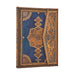 2027 Safavid Indigo (Safavid Binding Art) Midi 12-Month Hardcover Dayplanner (Wrap Closure) Horizontal