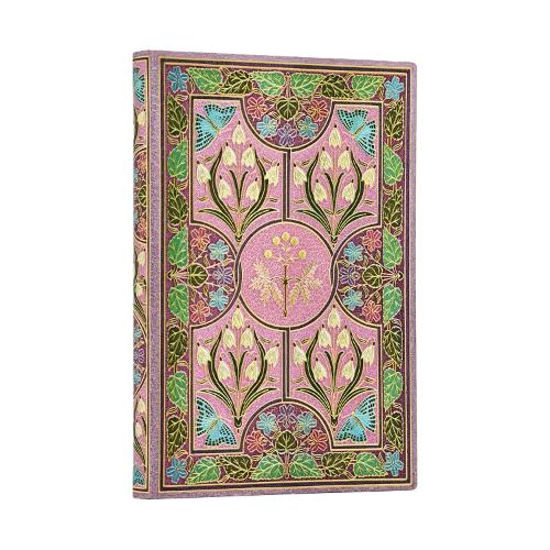 Mimosa (Poetry in Bloom) Mini Lined Softcover Journal (Elastic Band Closure)