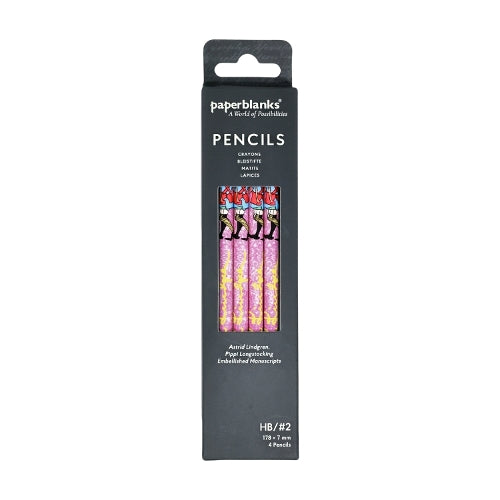 Astrid Lindgren, Pippi Longstocking (Embellished Manuscripts Collection) Pencil (4 Pack)
