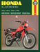 Honda XL/XR 250 & 500 (78 - 84) Haynes Repair Manual