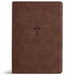 CSB Super Giant Print Reference Bible, Optimal Type, Digital Study Edition, Brown Leathertouch