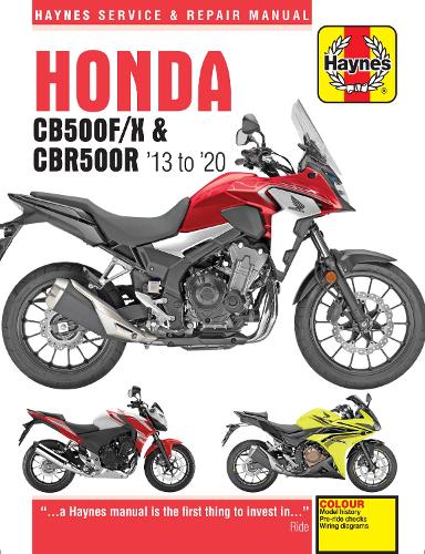Honda CB500F/X & CBR500R update (13 -20)