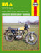 BSA Unit Singles (58 - 72) Haynes Repair Manual