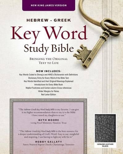 NKJV Hebrew-Greek Key Word Study Bible Black, The