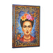 The Colourful Portrait (Vida Frida) Midi Lined Hardcover Journal (Elastic Band Closure)