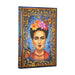 The Colourful Portrait (Viva Frida) Mini Unlined Hardcover Journal (Elastic Band Closure)