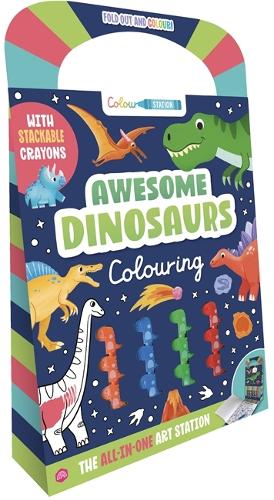 Awesome Dinosaurs Colouring