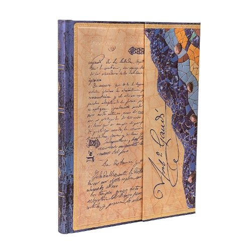 Gaudi, The Manuscript of Reus (Embellished Manuscripts Collection) Ultra Lined Hardback Journal (Elastic Band Closure)