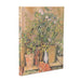 Cezanne’s Terracotta Pots and Flowers Ultra Lined Hardback Journal (Elastic Band Closure)