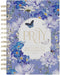 Pray to Him Blue Blooms Spiral Journal