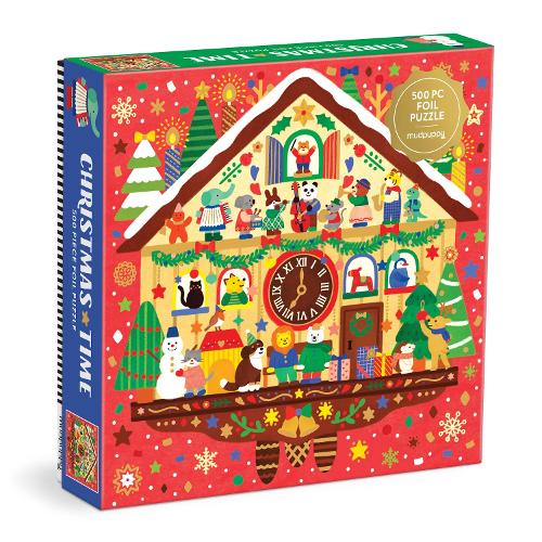 Christmas Time 500 Piece Foil Puzzle