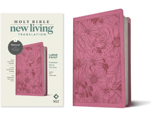 NLT Large Print Premium Value Thinline Bible, Filament