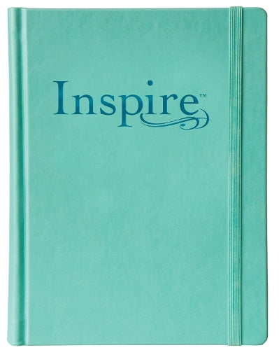 Inspire Bible NLT (Hardcover Leatherlike, Aquamarine, Filament Enabled)