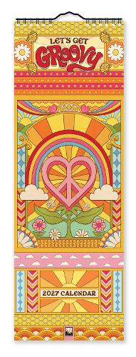 Dreamadelic: Groovy Slim Calendar 2027 (Art Calendar)
