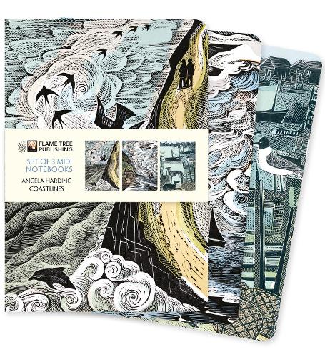 Angela Harding: Coastlines Set of 3 Midi Notebooks