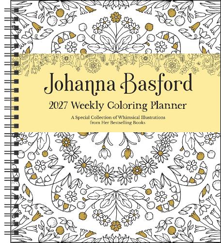Johanna Basford 2027 Weekly Coloring Calendar