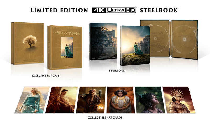 The Lord of the Rings: The Rings of Power - Season One Limited Edition 4K UHD Steelbook