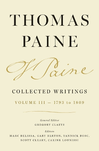 Thomas Paine Collected Writings, Volume 3